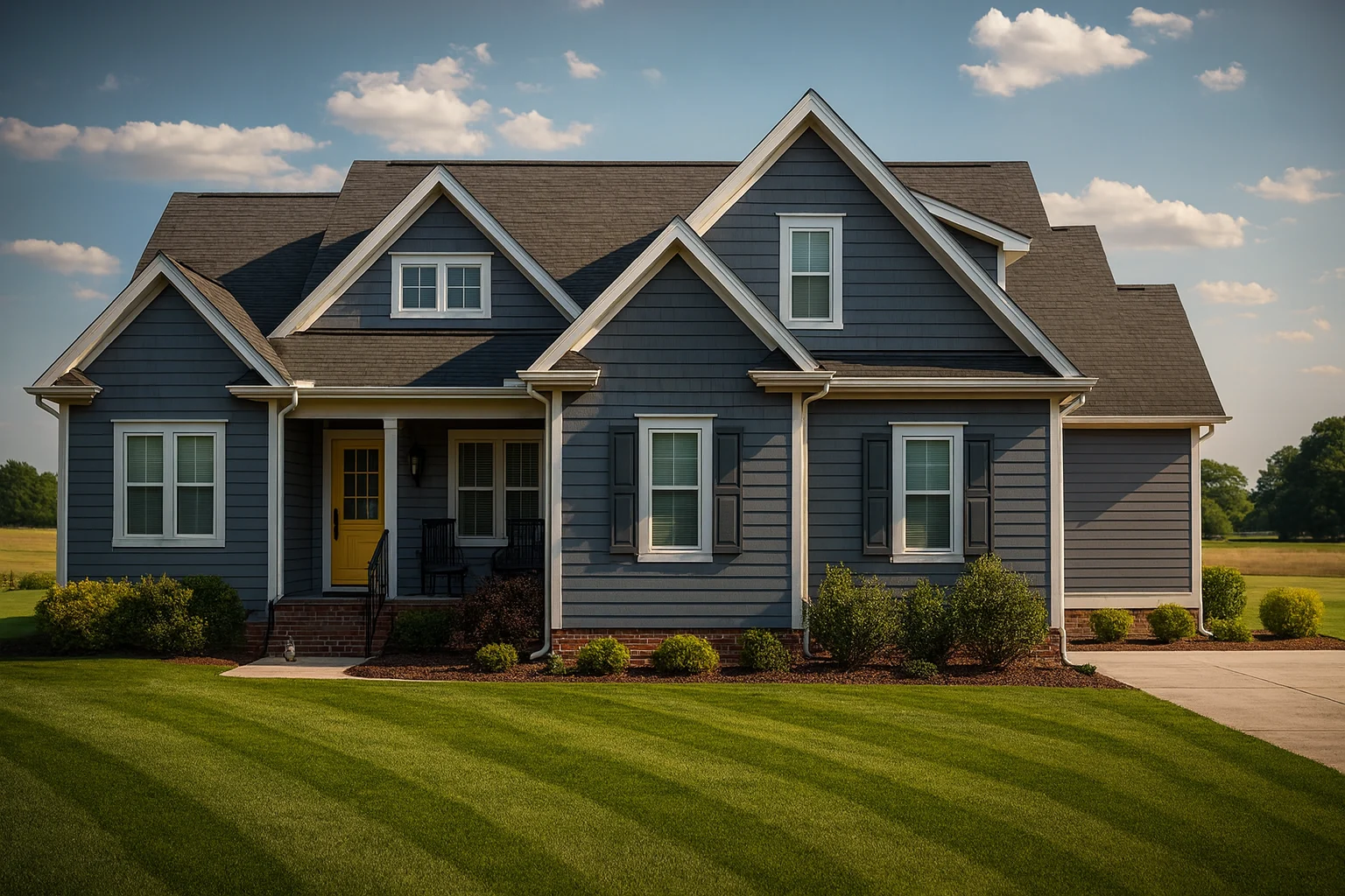 Traditional Ranch Style Floor Plan with Craftsman Details