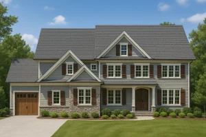 Craftsman House Plan - 4-Bed, 5-Bath, 3,852 SF