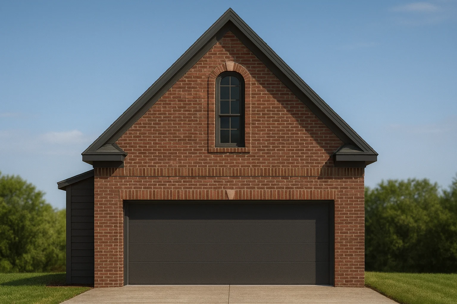 Compact House Garage Plan with Bonus Room Floor Plan Blueprint Design