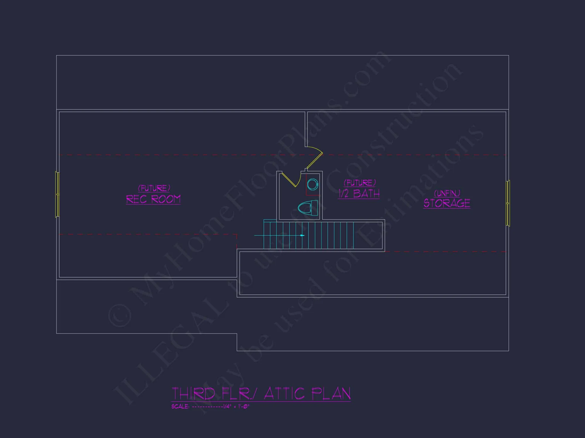 Spacious 2-Story Home Plan with CAD Designs and Blueprints