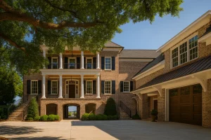4-Bed, 5-Bath, 5912 SF Georgian Colonial House Plan