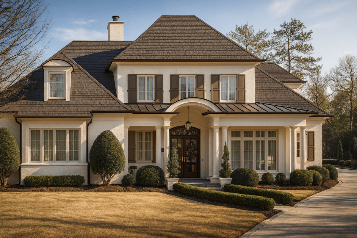 Elegant 2-Story House Plan with French Country Design & CAD Blueprints