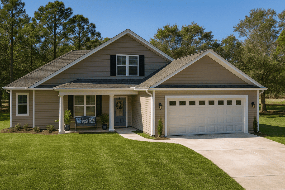 Customizable 1.5-Story House Plan with Open Floor Plan & CAD Designs