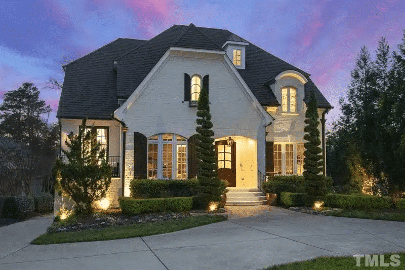 8-1160 HOUSE PLAN - French Country Luxury House Plan – 5 Beds, 3 Stories 2 Luxury 3-Story Home Plan with 5 Beds, 5.5 Baths & Pool