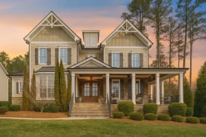 House Plans 16 12-2629 HOUSE PLAN - Spacious Craftsman House Plan with 3 Floors and 5 Bedrooms