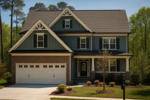 Modern Craftsman Home Plan with Vaulted Ceilings & 2.5 Stories