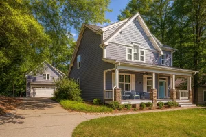 Charming 2-Story Architectural House Plan with Detached Garage