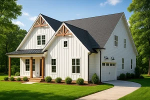 Modern Craftsman House Plans 8 Modern Farmhouse House Plan with 2 Stories and Spacious Design