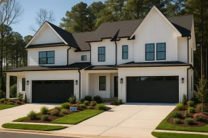 Modern Duplex house Plan with Spacious Floor Designs & CAD Blueprints