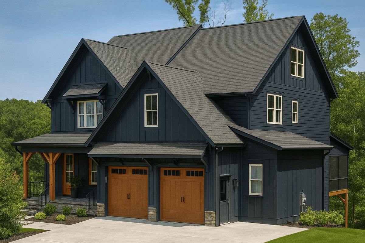 Modern Craftsman house Plan with Spacious Floor Designs