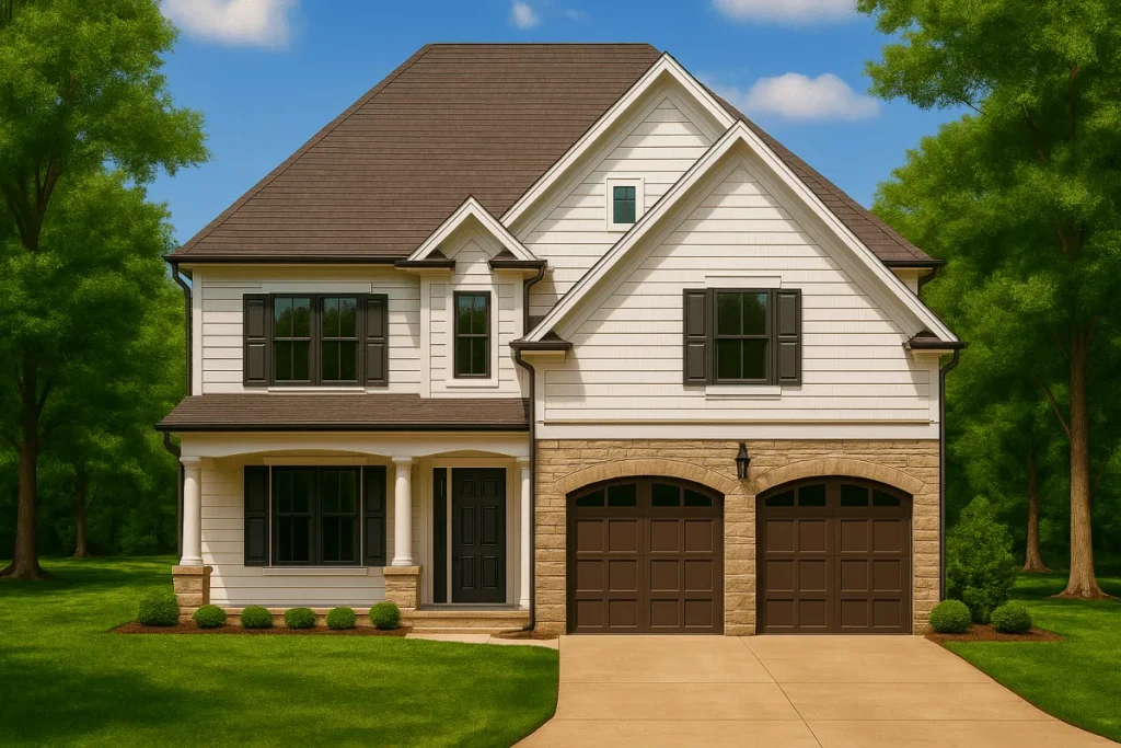 2 Story Modern Craftsman House Plan 4 Bed 3 Bath 2600 Sq Ft 1