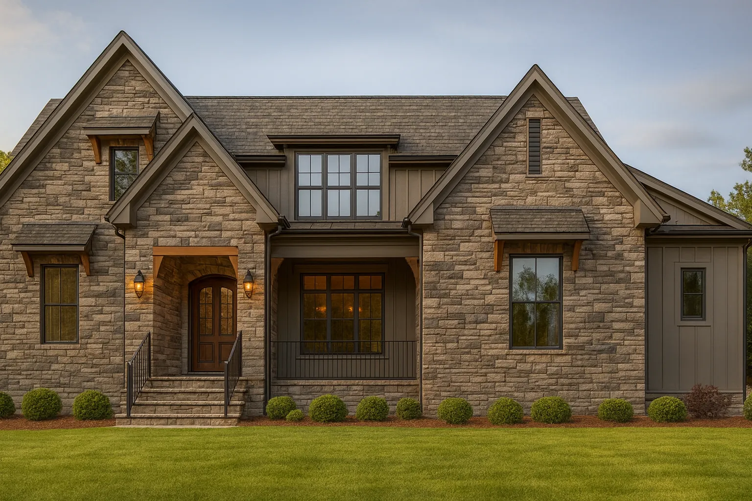 Beautiful Craftsman House Plan with 4 Bedrooms & Detailed Blueprint