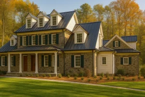 House Plans 9 Elegant 3-Story Traditional House Plan with Colonial Architecture
