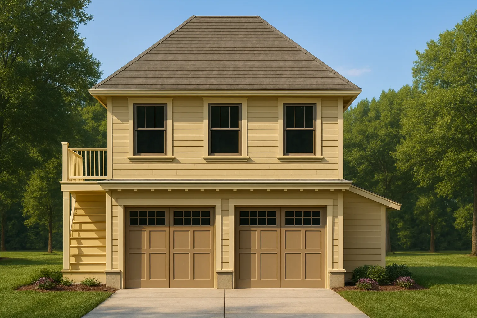 Charming House Plan with Cart Garage, Floor Plans, and CAD Designs