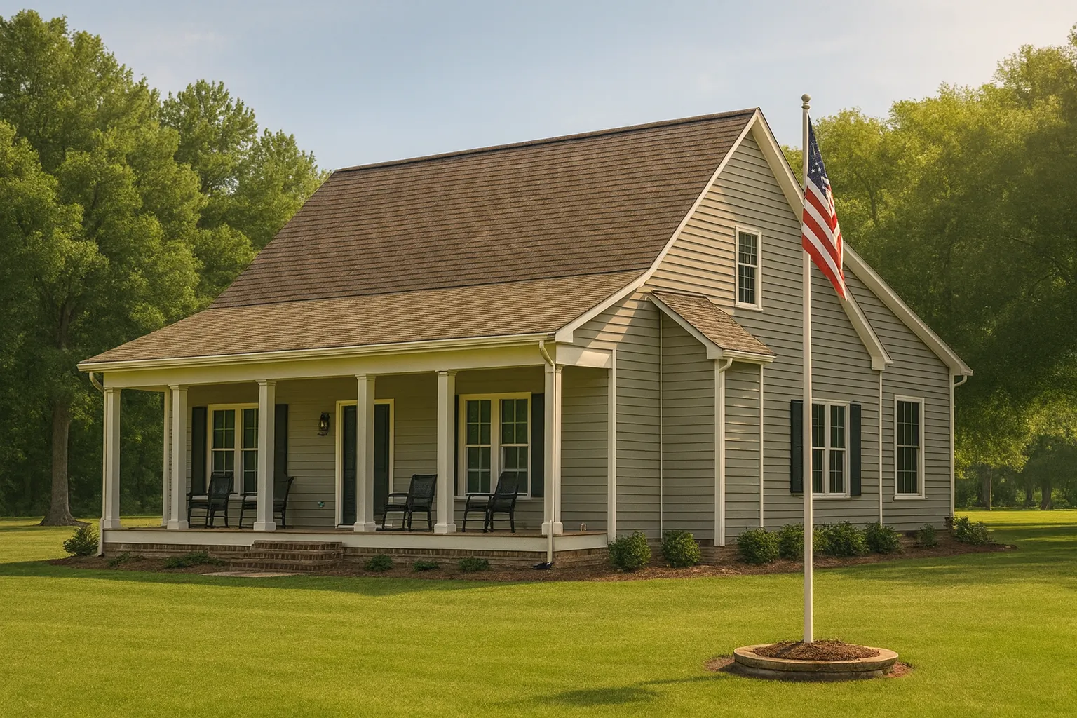 16-1634 HOUSE PLAN - Elegant House Plan & Floor Design: 2-Bedroom Classic Blueprint