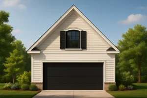 Stylish 24x28 Garage Plan with Living Space and CAD Design