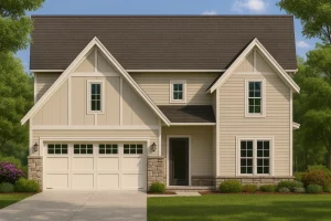 IMPORTANT Make the house as realistic as possible, landscape orientation, and display entire house. Do not off right or left side of house!