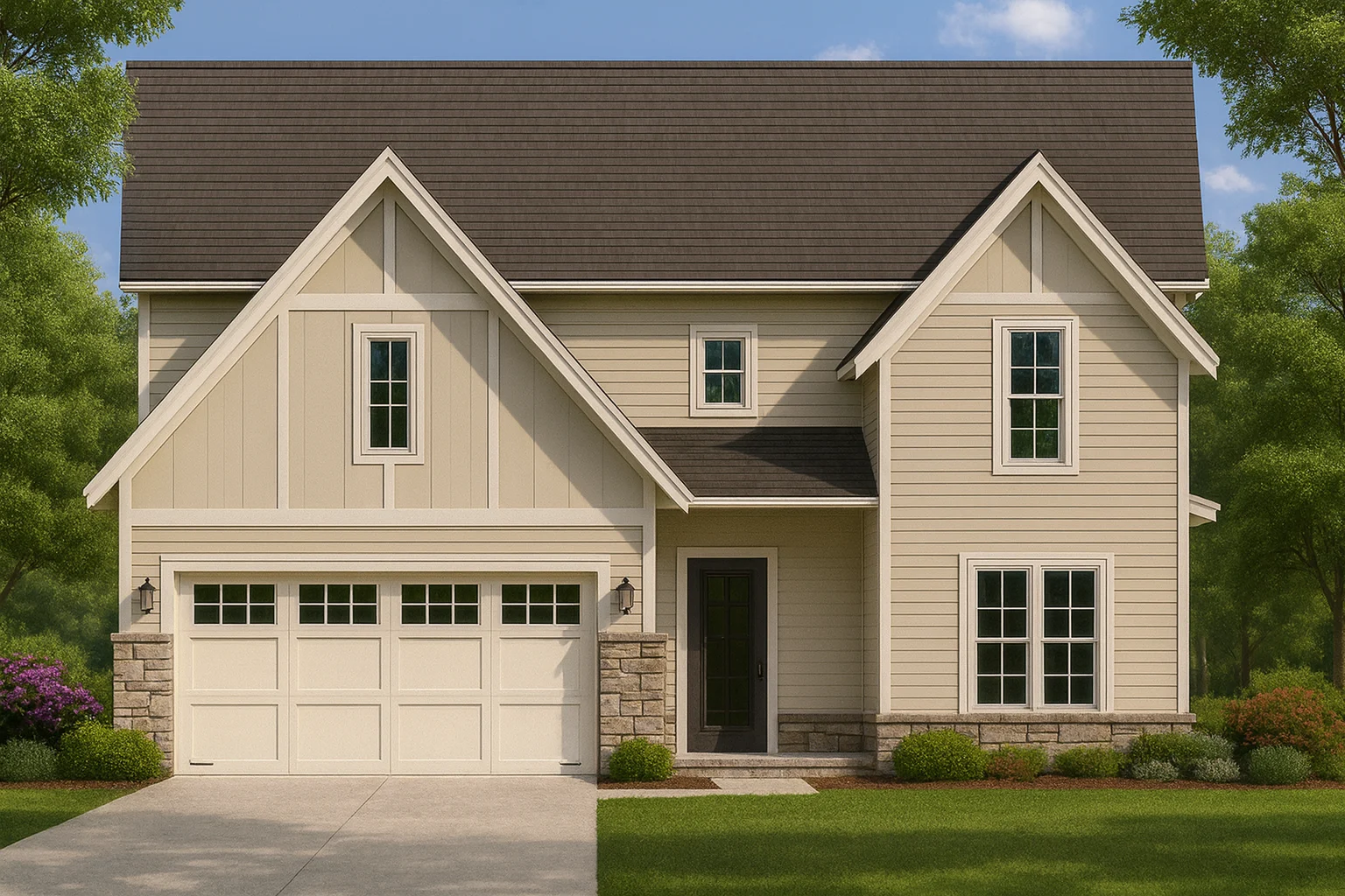 IMPORTANT Make the house as realistic as possible, landscape orientation, and display entire house. Do not off right or left side of house!