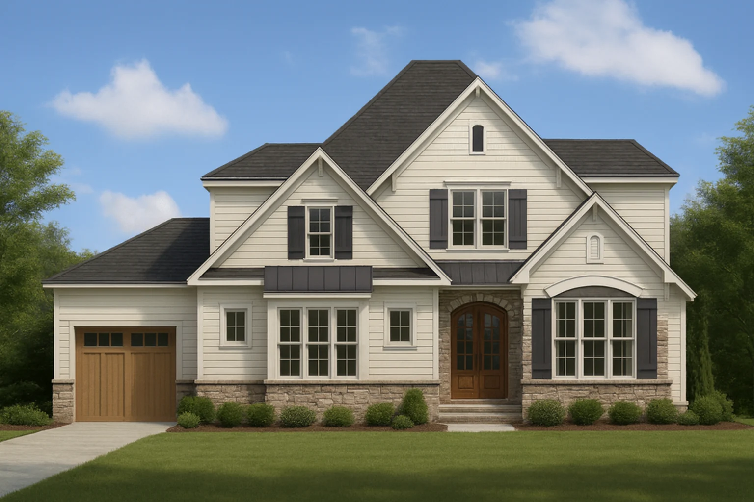 Modern Craftsman Home Plan with Spacious Floor Plan & CAD Designs