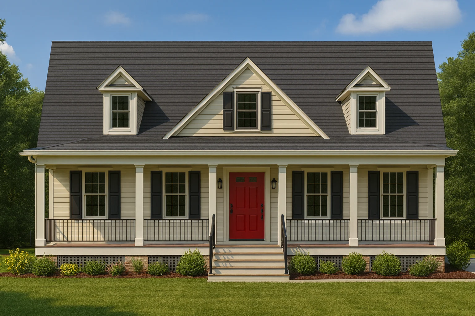Spacious 2-Story House Plan with Traditional Craftsman Design