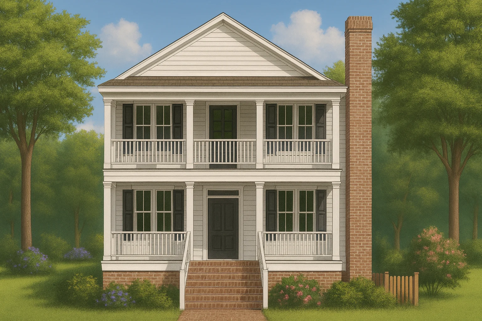 **IMPORTANT** Make the house as realistic as possible, landscape orientation, and display entire house. Do not off right or left side of house!