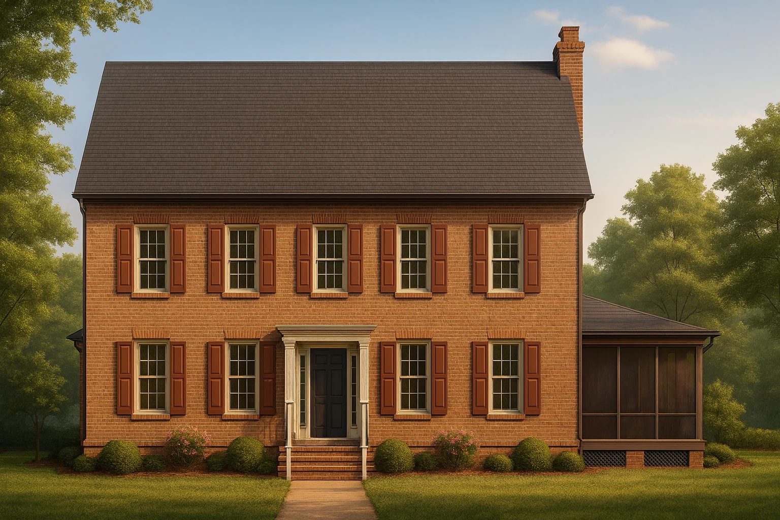 IMPORTANT Make the house as realistic as possible, landscape orientation, and display entire house. Do not cut off right or left side of house!