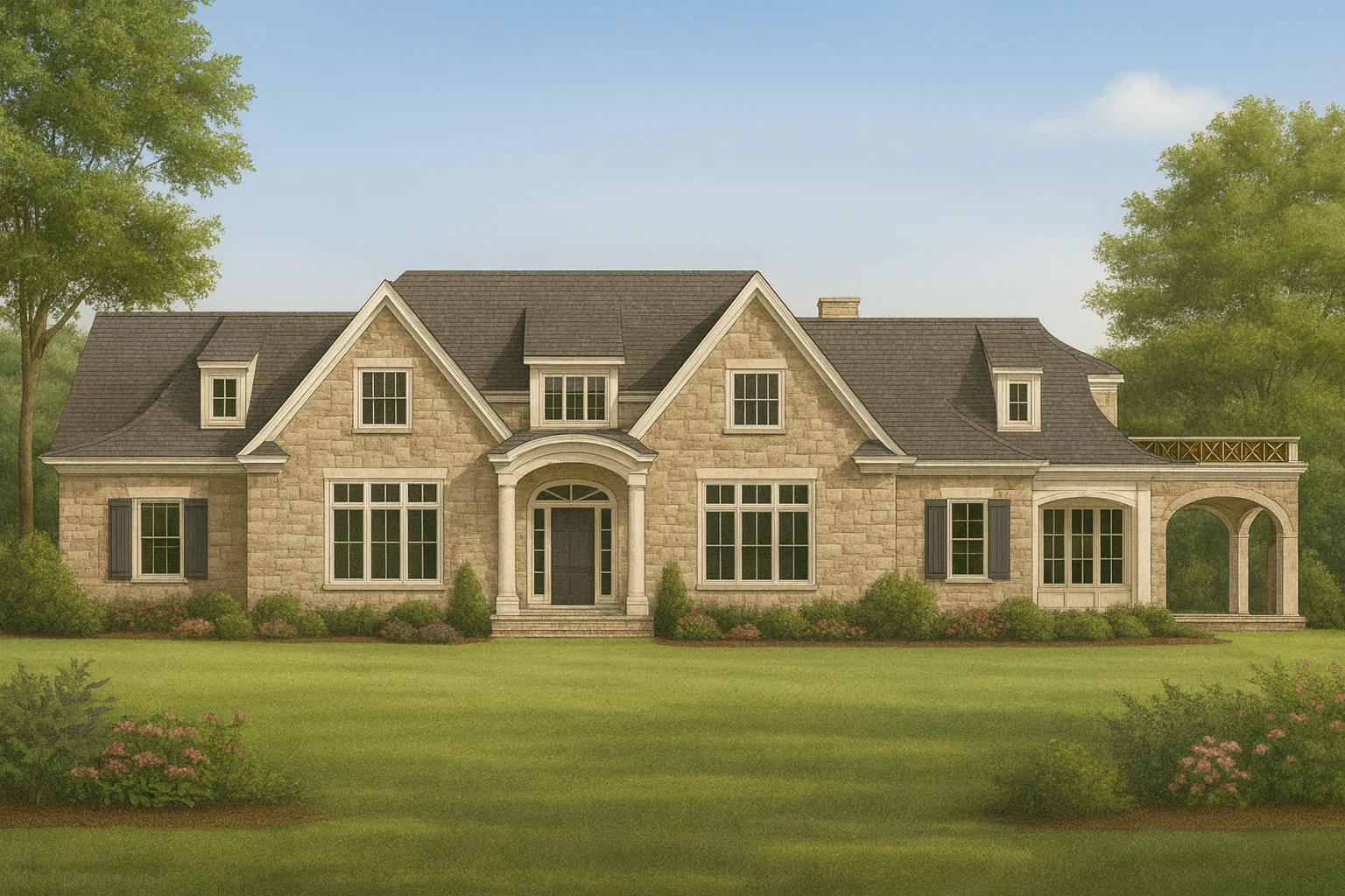 IMPORTANT Make the house as realistic as possible, landscape orientation, and display entire house. Do not off right or left side of house!