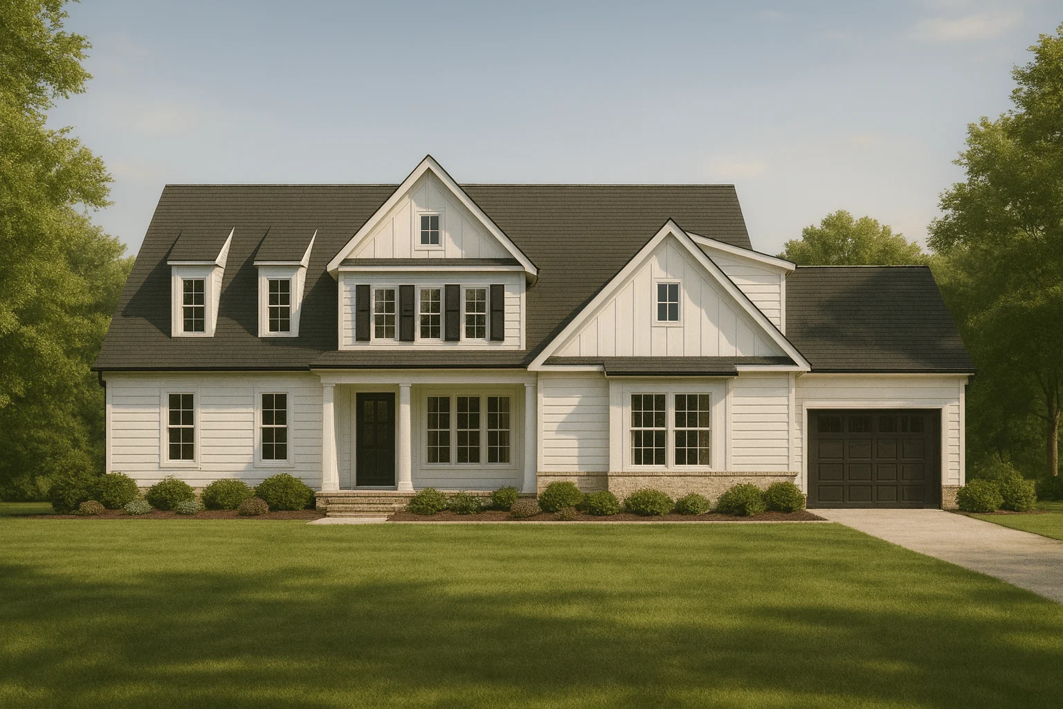 Classic Craftsman Home Plan with Spacious Floor Designs in CAD