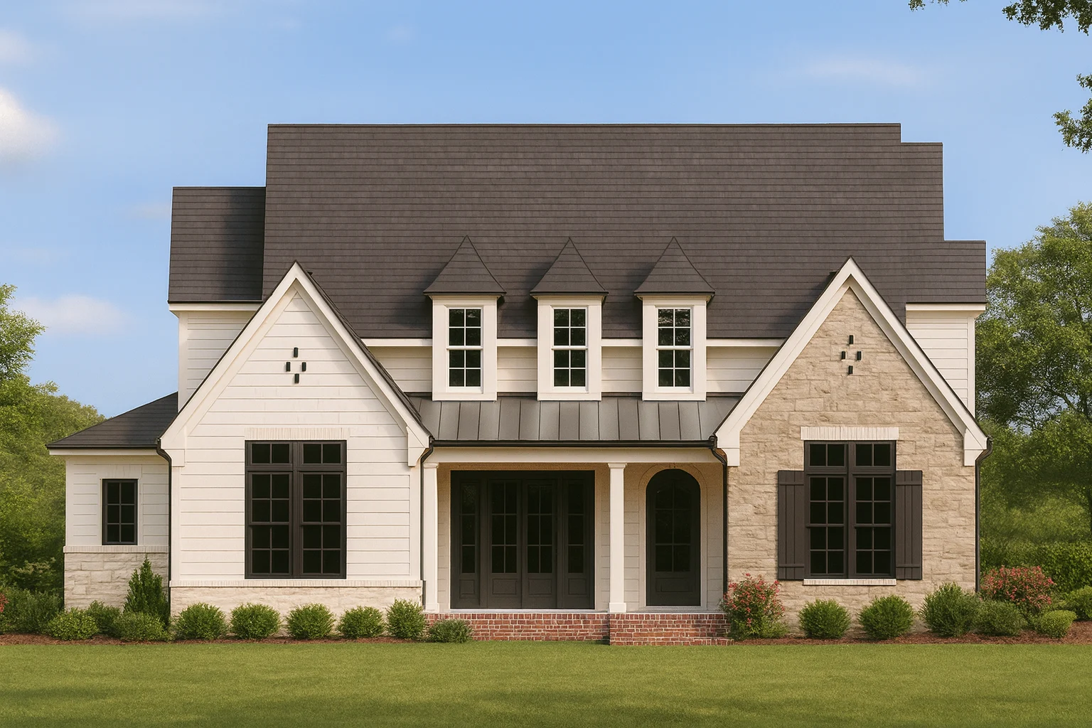 Luxury Home Design with Floor Plan Blueprint and CAD Features