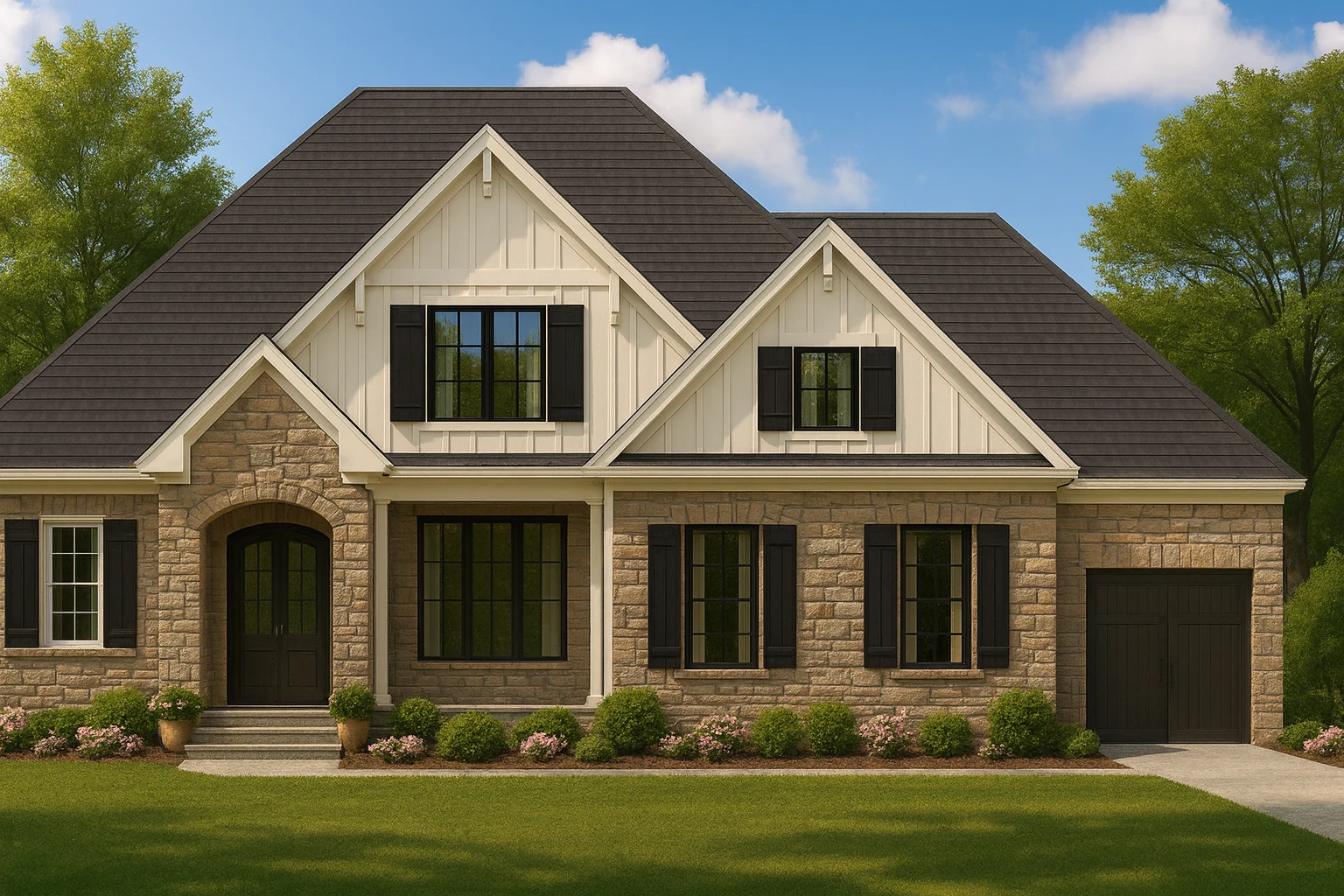 Stunning 1.5-Story House Plan with Open Floor Design & CAD Blueprint