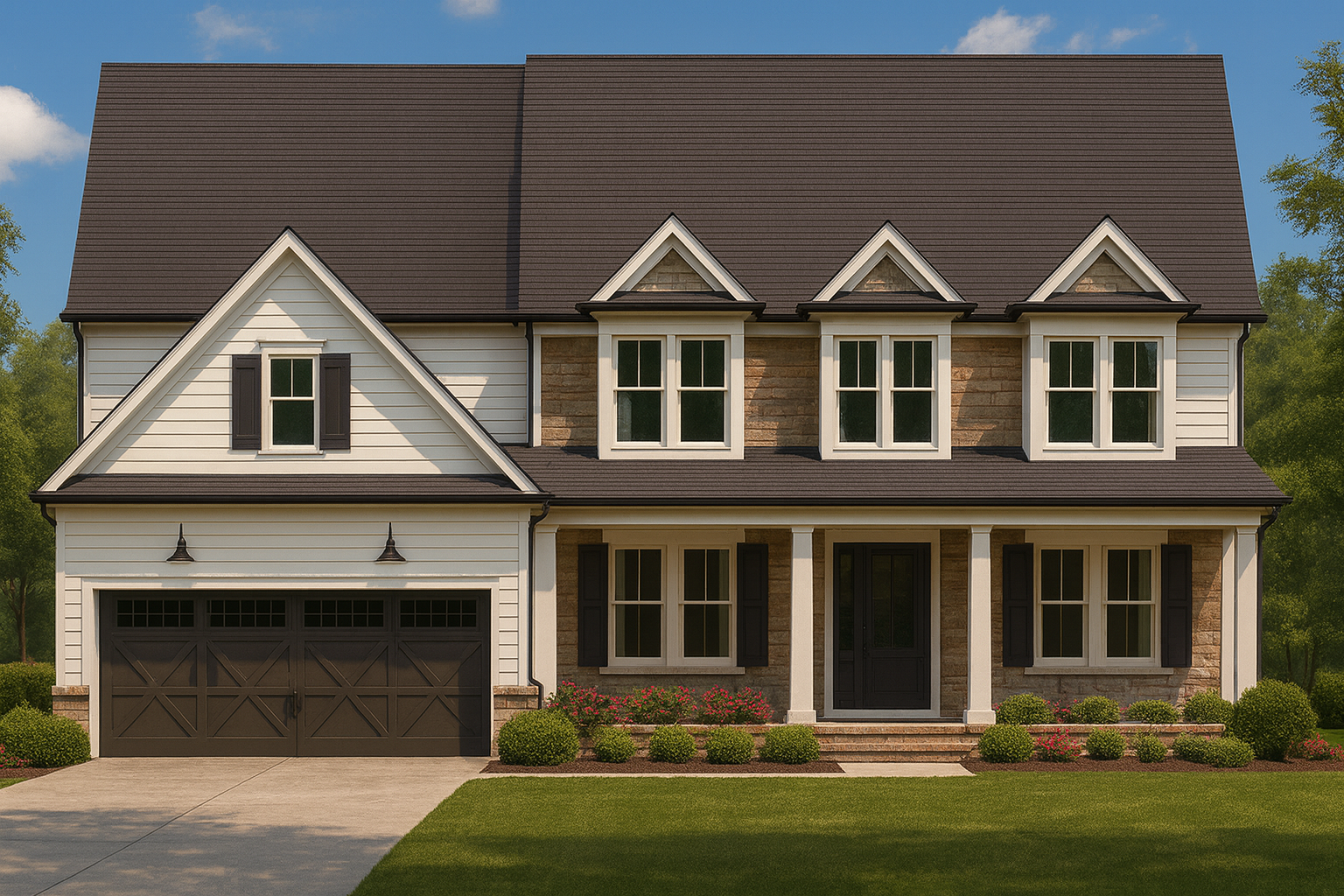 16-1175B HOUSE PLAN - Elegant House Floor Plan with CAD Designs and Modern Features 1 Elegant 2-Story House Plan with Open Layout and Modern Design