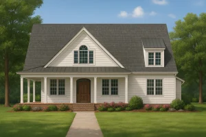 IMPORTANT Make the house as realistic as possible, landscape orientation, and display entire house. Do not off right or left side of house!