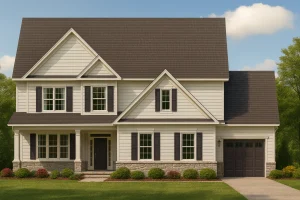Modern 3-Story House Plan with Spacious CAD Floor Layout