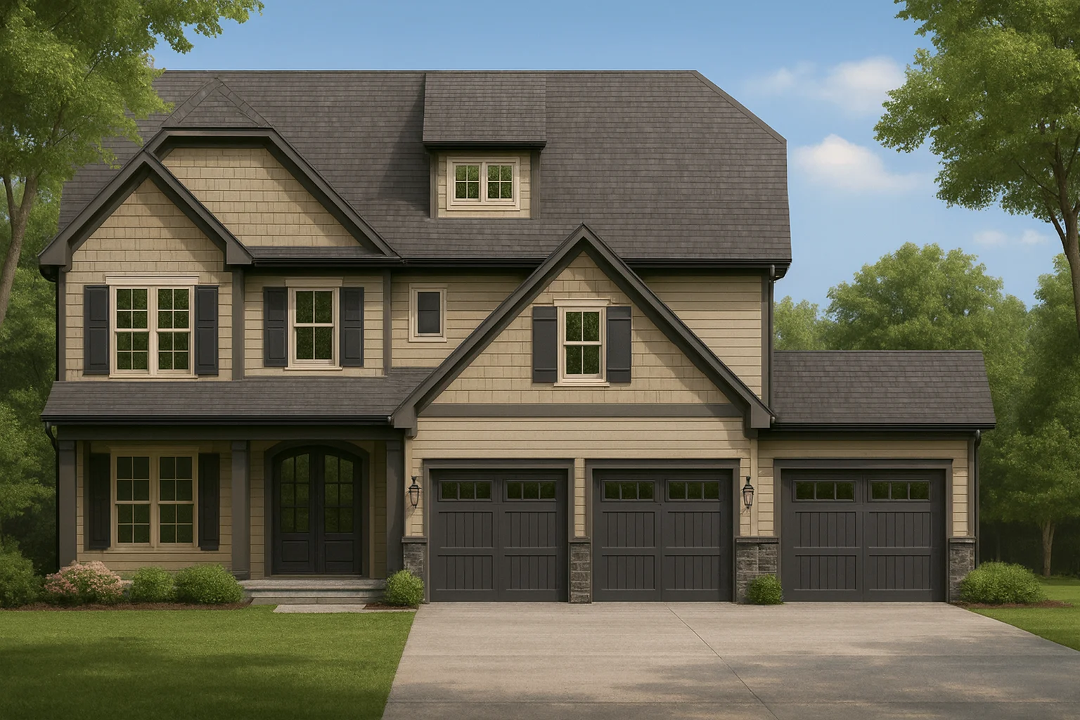 Elegant Traditional Craftsman Home Plan with CAD Designs