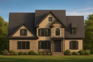 Customizable 2-Story Craftsman House Plan with Open Layout