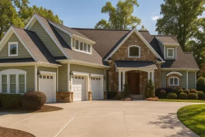 Modern Home Plan with 3 Floors, CAD Blueprint & 4 Bedrooms