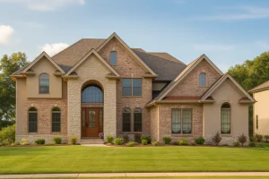 Elegant house Plan with 3 Bedrooms, 4 Baths - CAD Blueprints Available
