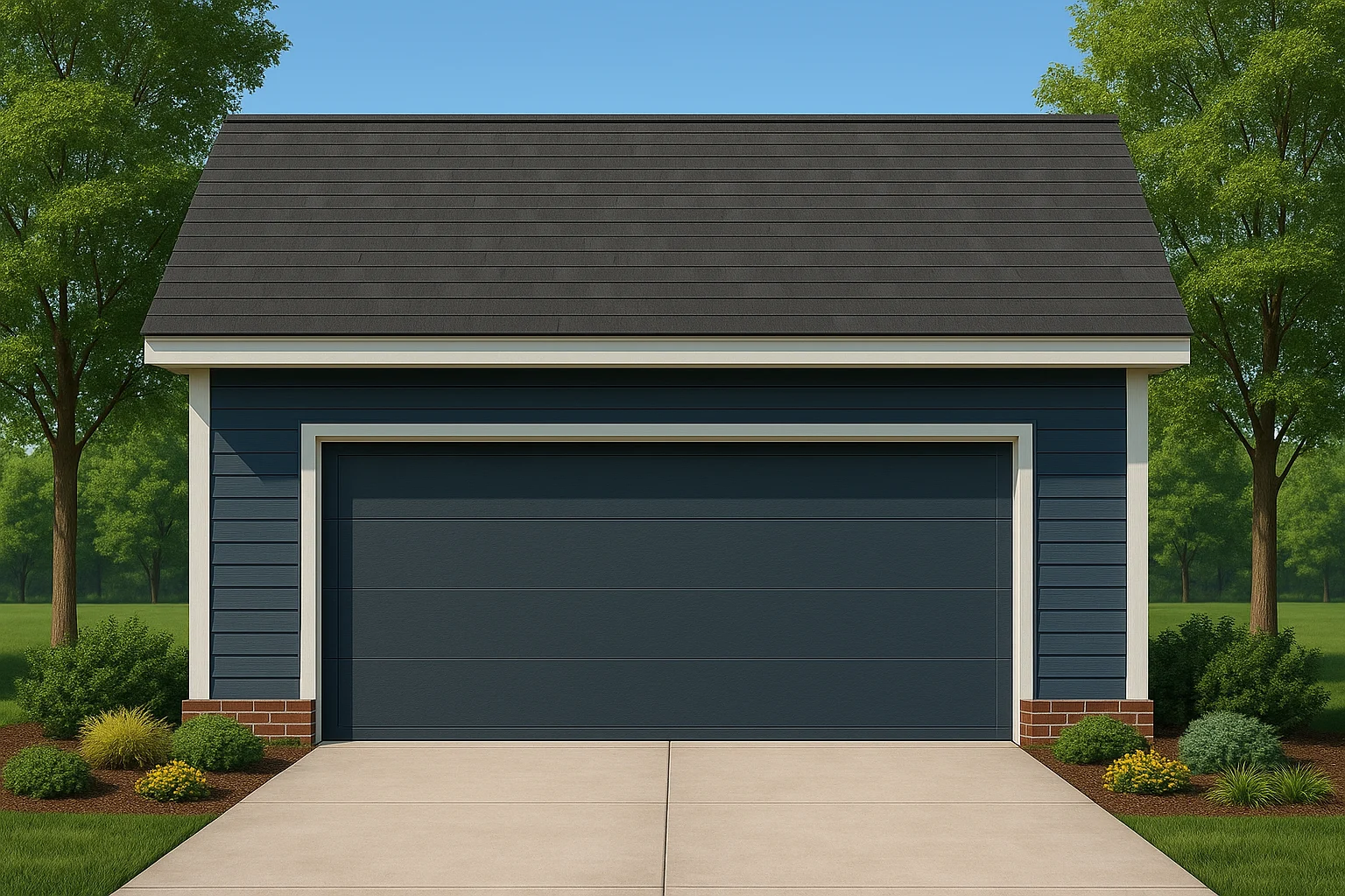 576 Sq. Ft. Garage House Plan - Blueprint & CAD Design