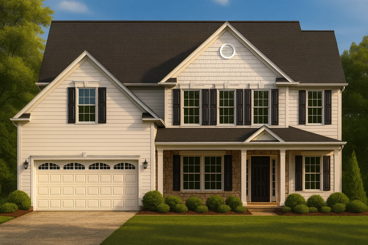 2-story house plan with 3,017 heated sq. ft.