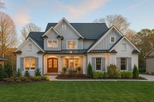 5-Bed, 5-Bath, 4,923 SF Modern Farmhouse House Plan