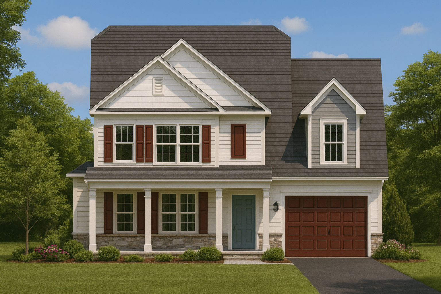 14-1301 HOUSE PLAN - Traditional Craftsman House Plan with 4 Beds & Open Floor Plan 1 Traditional Craftsman Home Plan with 4 Beds & Open Floor Plan