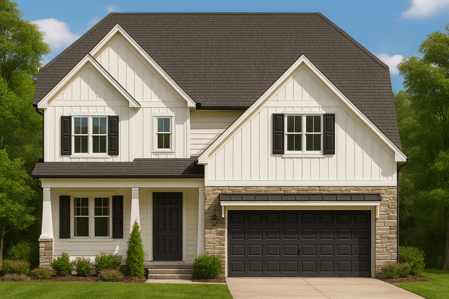 13-2030 HOUSE PLAN - Modern Craftsman House Plan with Detailed CAD Designs 1 Modern Craftsman Home Plan with Detailed CAD Designs