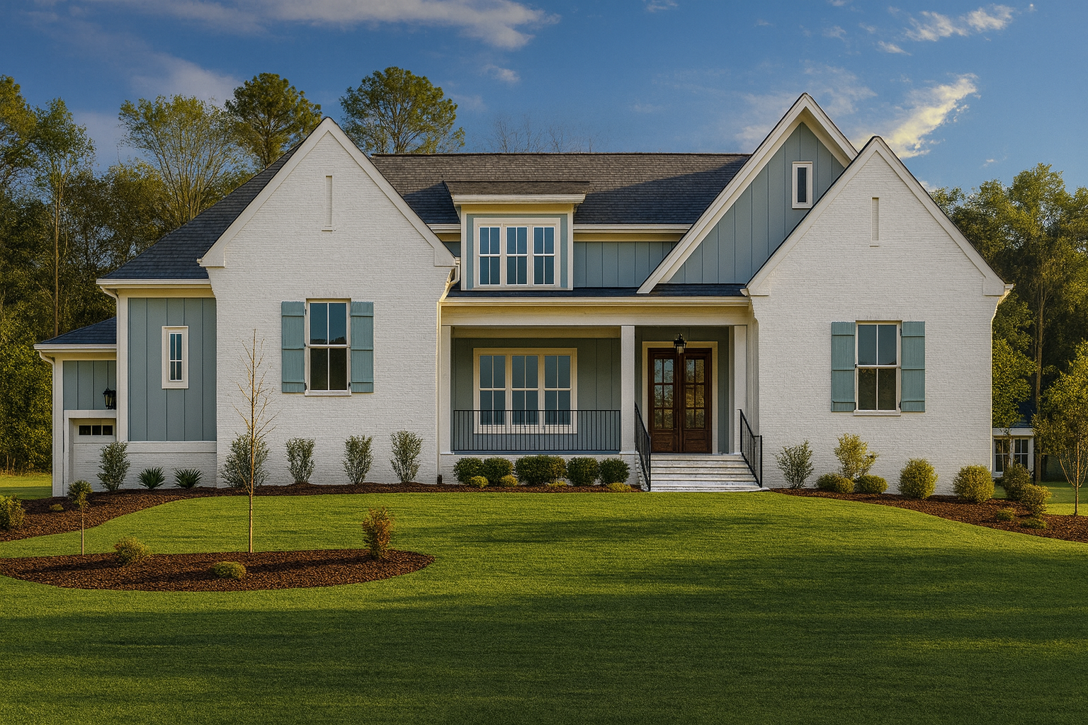 20-2199A HOUSE PLAN - Modern House Plan with 2 Story Design & Spacious Floor Plans 1 3,925 heated sq. ft., 2 stories, 4 bedrooms