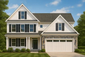 Craftsman Home Plan 2-Story CAD Blueprint with 4 Bedrooms