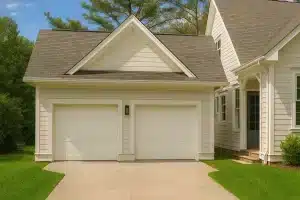 Modern Detached 2-Golf Cart Garage Floor Plan