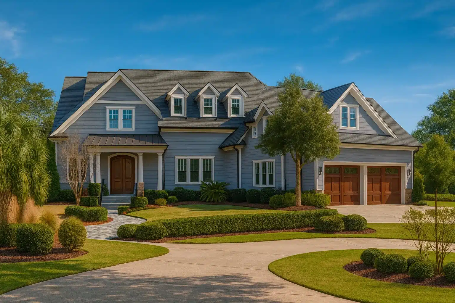 Expansive House Plan with 6 Baths, Bonus Rooms & CAD Designs