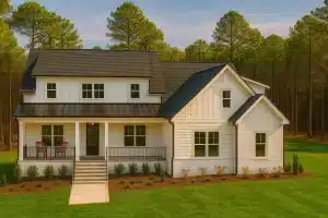 Modern Farmhouse House Plan with Spacious 2-Story Floor Layout