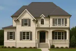 10-1469 HOUSE PLAN - Traditional 2-Story House Plan with 4 Bedrooms & 3 Baths (Blueprint)