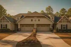 2-unit Craftsman duplex featuring 1,608 heated sq. ft. per unit