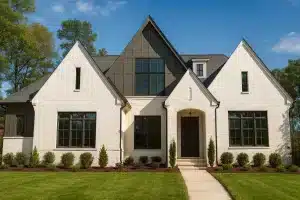 Stunning 2-Story House Plan with Transitional French Country Style